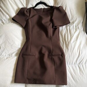 Zara short pleated pocket dress